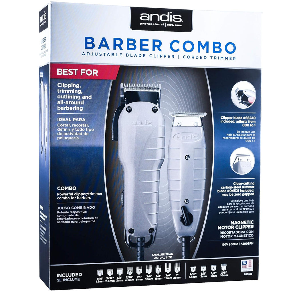 Adjustable Clipper Blade & T-Blade Trimmer with Blade Brush U41638