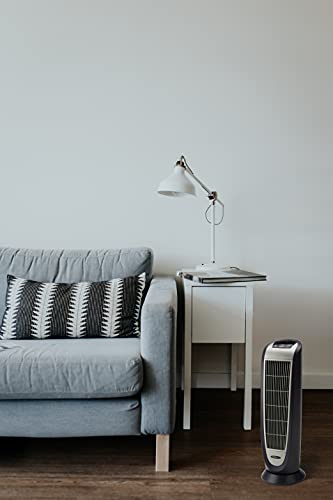 Ceramic Tower Heater with Remote Control, Black T65489