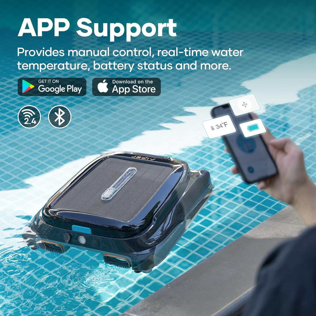 Robotic Pool Cleaner and Robotic Pool Skimmer J4573