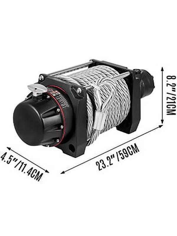 Hydraulic Winch 20000lbs Steel Cable Winch O422597