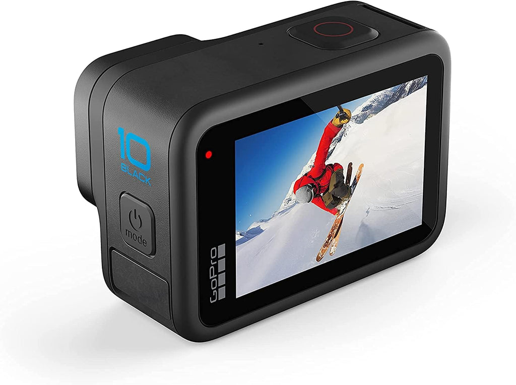 HERO10 Black Camcorder with 64GB microSD, 2 Batteries, Charger, Underwater Housing, LED Light Kit, Carry Case K3443