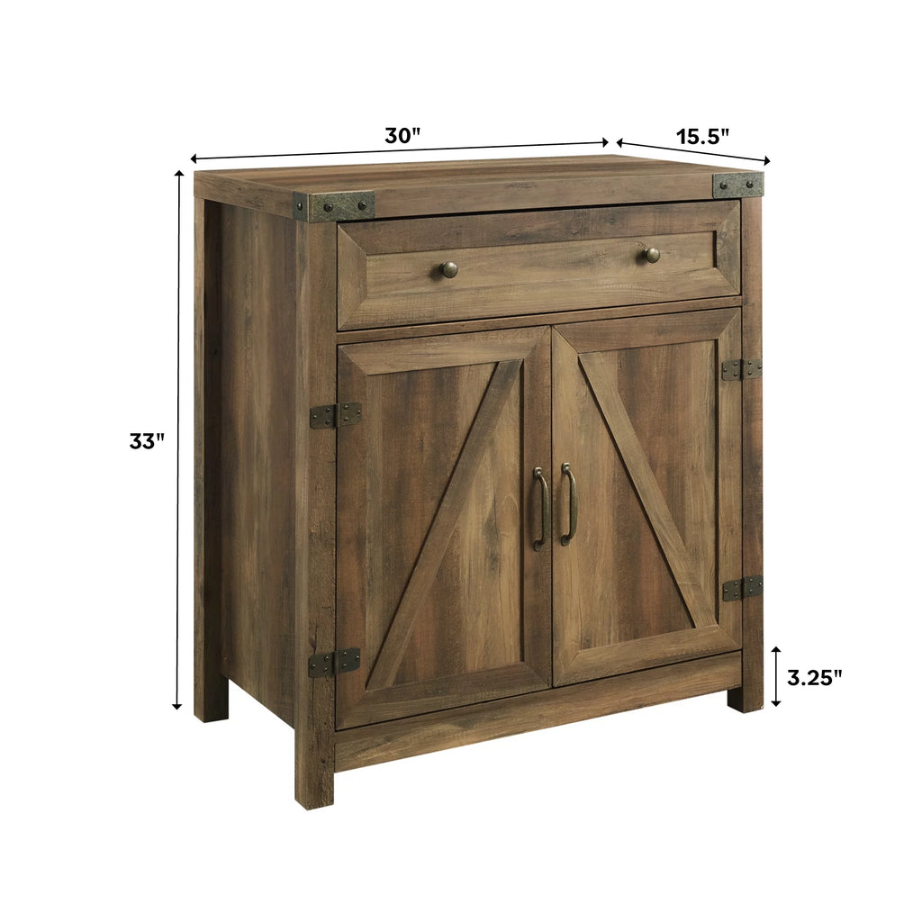 Reclaimed Barnwood Accent Cabinet I481