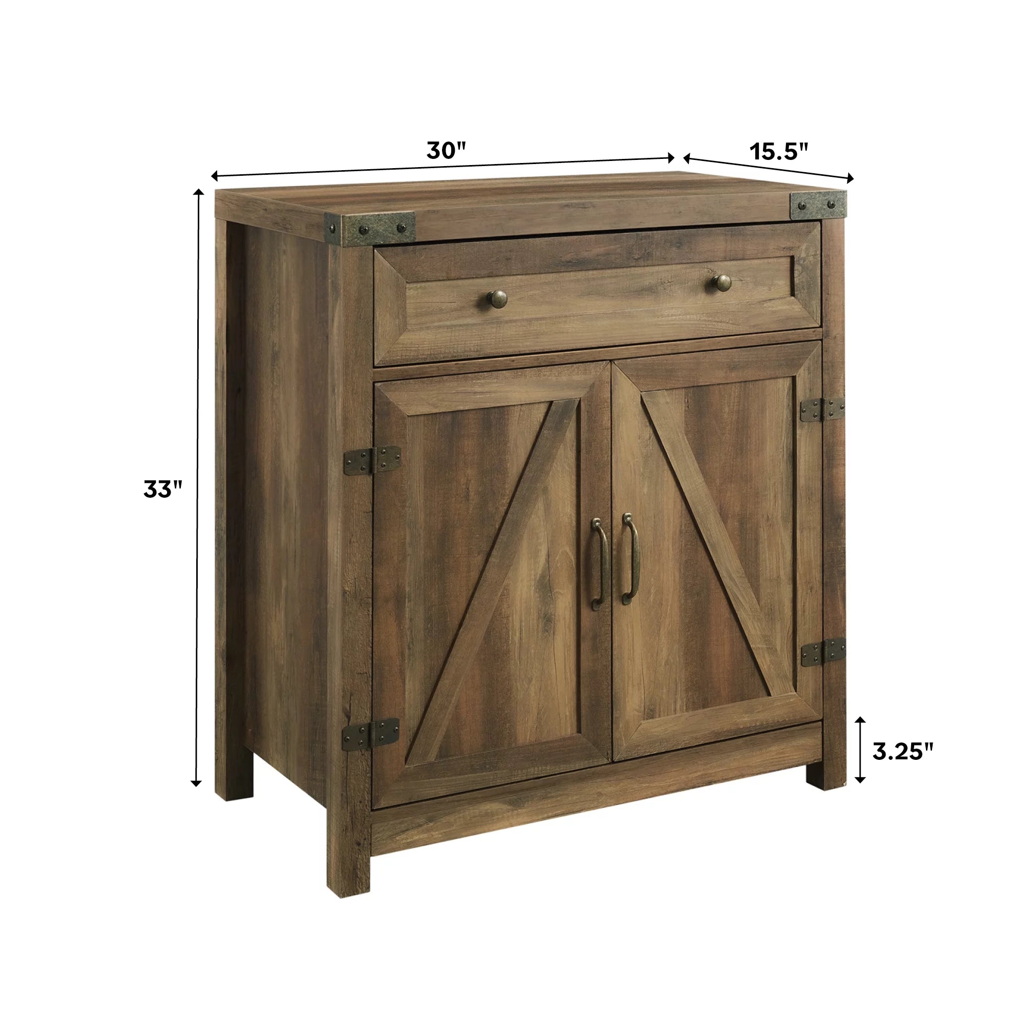 Reclaimed Barnwood Accent Cabinet I481