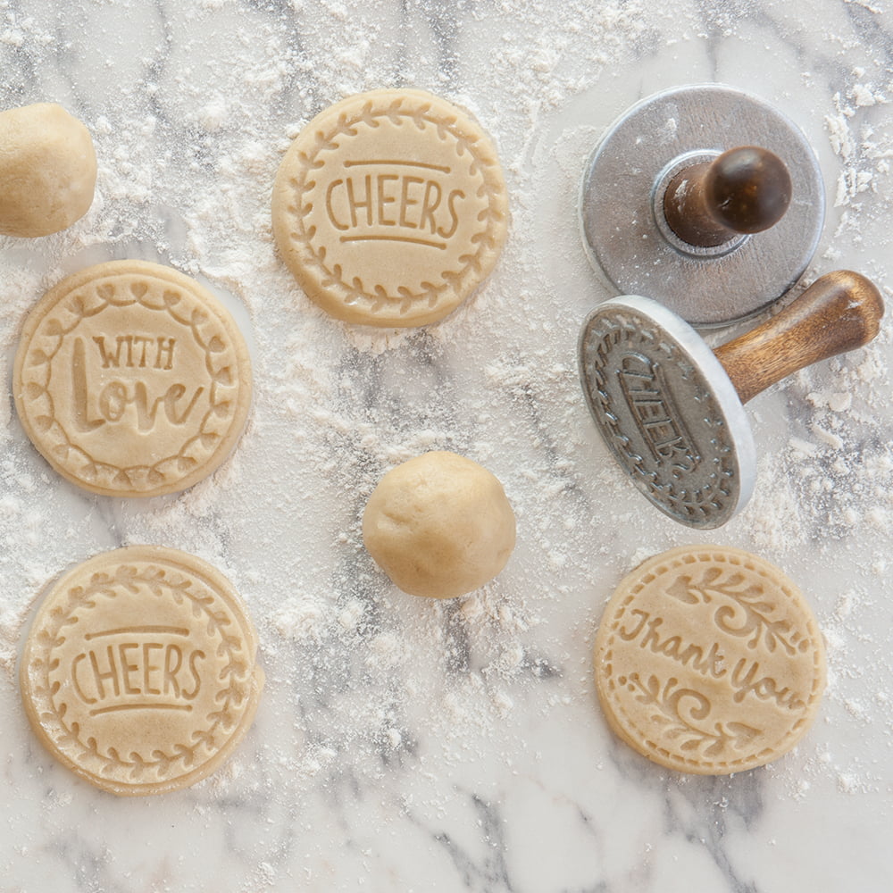 Cast Aluminum Cookie Stamp Set P580626