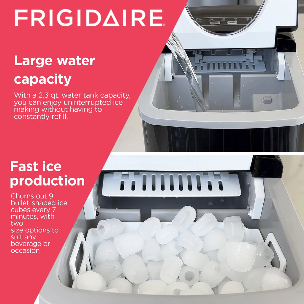 26 lb. Countertop Ice Maker Black Stainless Steel K45180