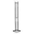 80 CD Tower Media Storage Rack - Matte Black W5975