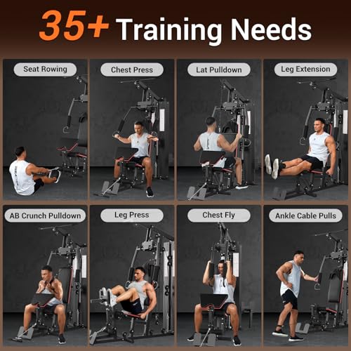 Multifunctional Home Gym Equipment with 150LBS Weight Stack U115