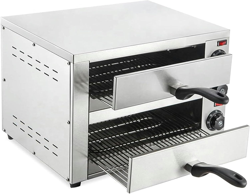 2-Layers Stainless Steel Electric Pizza Oven T599