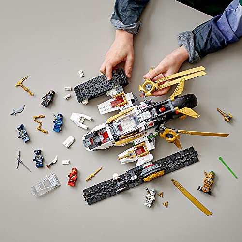 LEGO NINJAGO Ultra Sonic Raider Building Kit with Plane and Motorcycle, 7 Minifigures Z27769