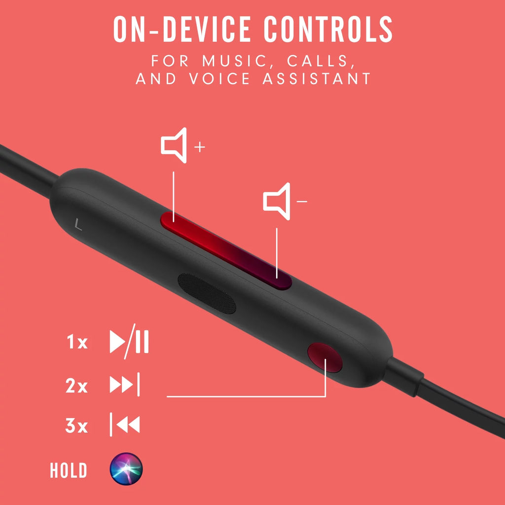 All-Day Wireless Earphones Beats Black H868