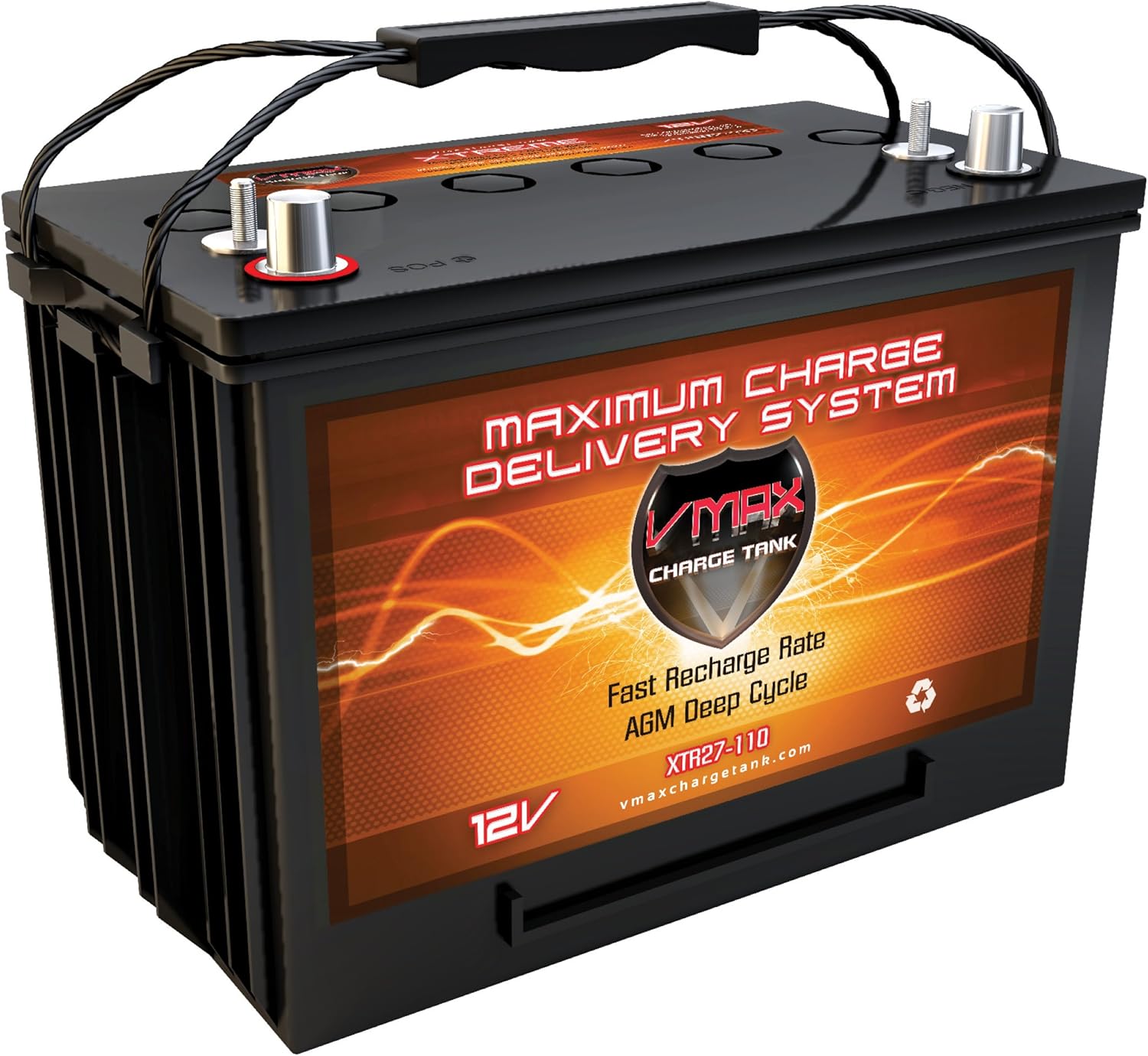 12V 110Ah Group 27 Sealed Deep Cycle Marine Battery G20448