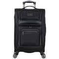 Black 20-Inch Lightweight Softside Expandable 8-Wheel Spinner Luggage Y2194