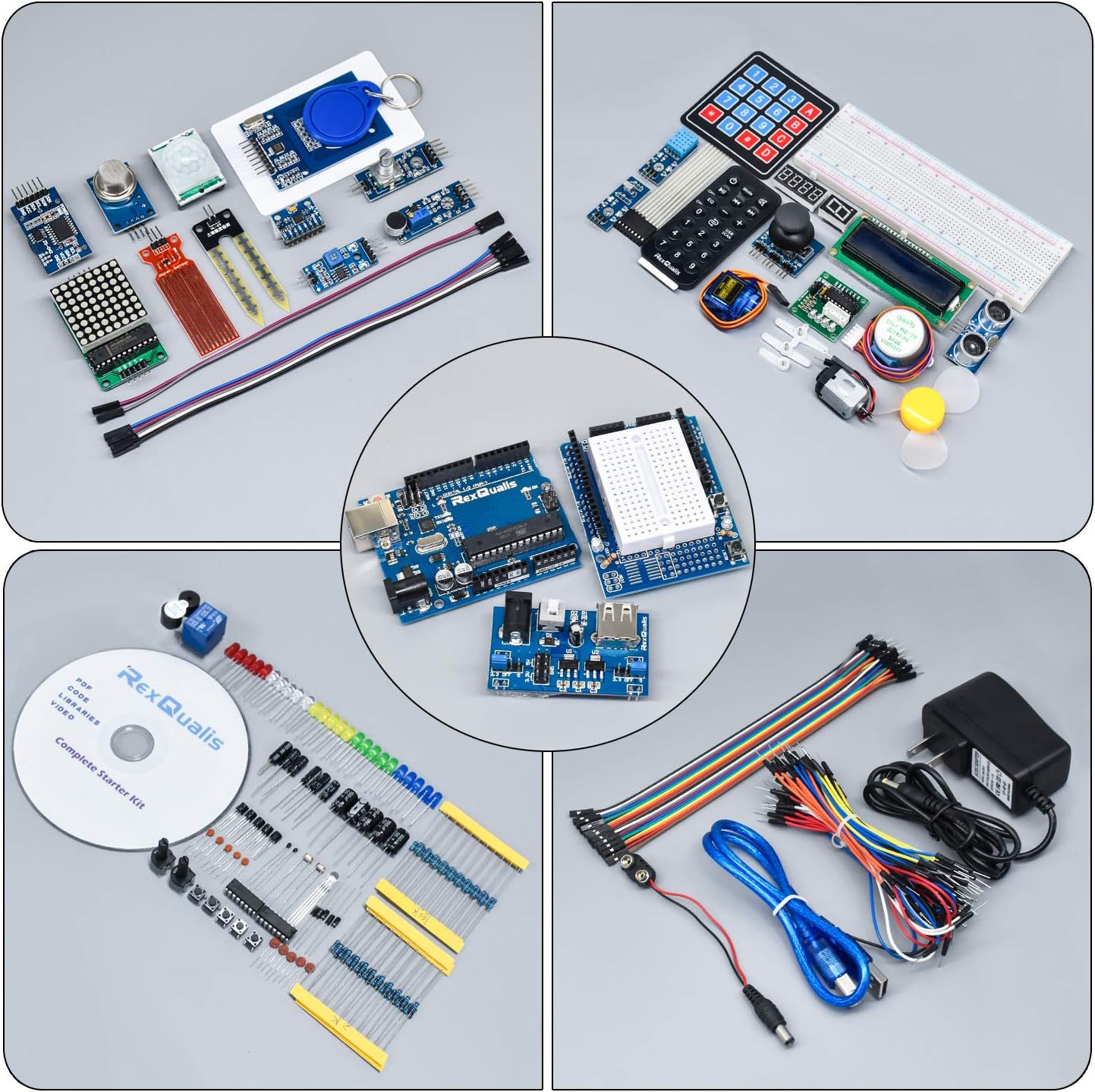67 Items Arduino UNO R3 Starter Kit Pack of 2 N383792