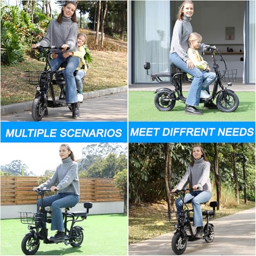 Electric Scooter with Adjustable Seat O44110