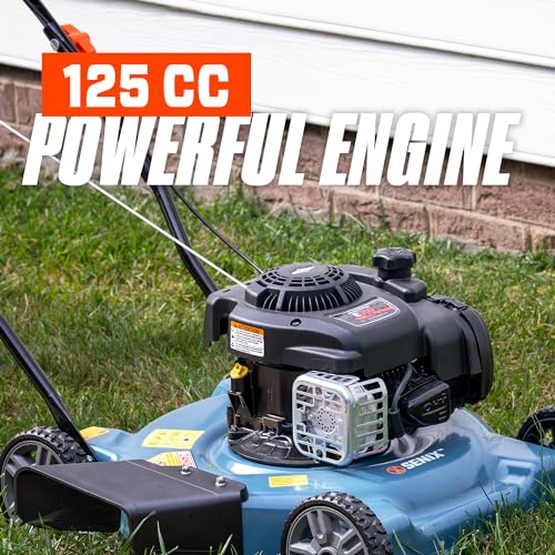 21-Inch 140 cc Gas Push Lawn Mower J6788
