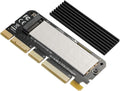 NVMe PCIe x16 Adapter Card with Heat Sink for M.2 NVMe SSD 2230/2242/2260/2280 O446