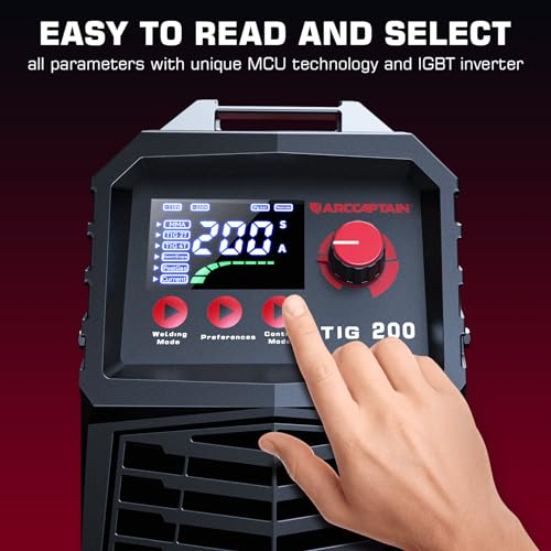 TIG Welder 200A Dual Voltage 2 in 1 Welding Machine Y684080
