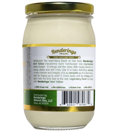 14 oz Grass-Fed Beef Tallow R15163