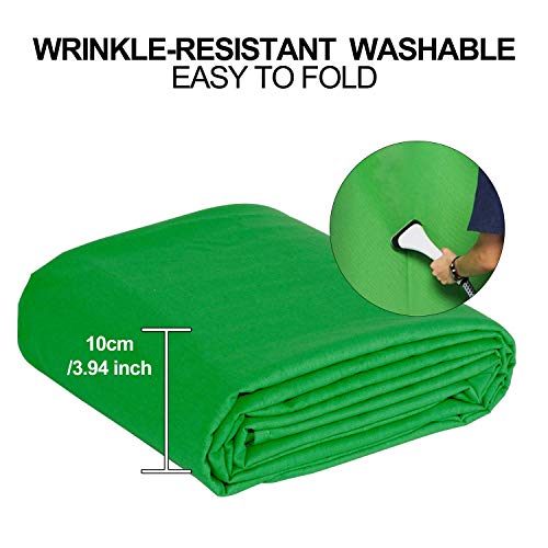 Green Screen Backdrop 6 x 9 FT V2912