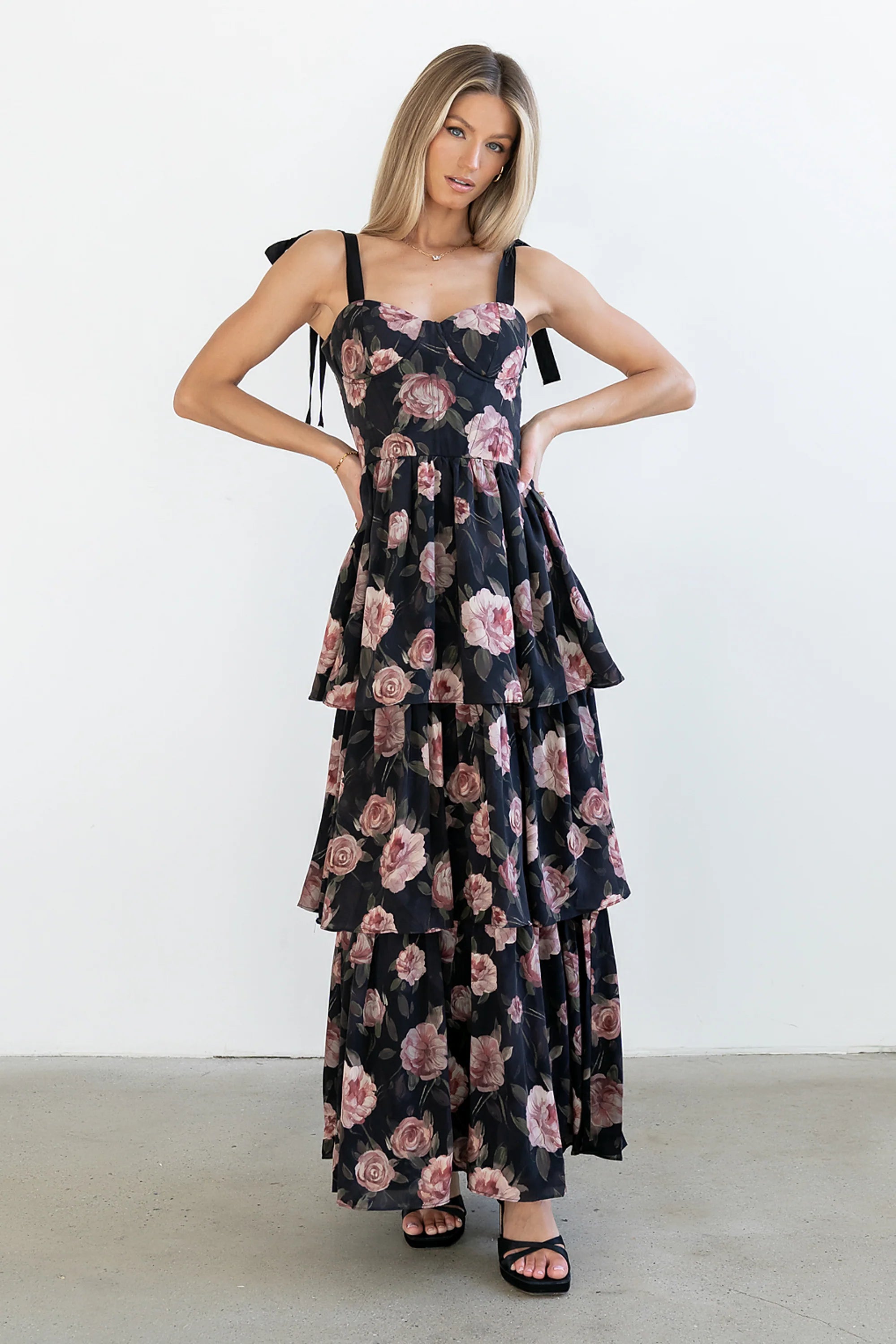 Ruffle Maxi Dress G46757