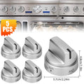 5PCS Stainless Steel Control Knob U58125