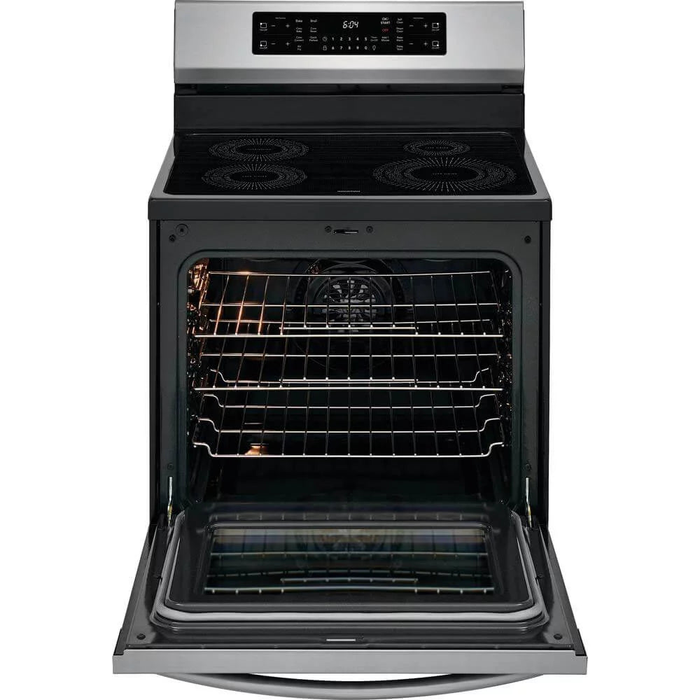 30 Induction Range with 4 Elements 5.4 cu. ft. Capacity Air Fry and Steam Cleaning Option in Fingerprint Resistant Stainless Steel C50509