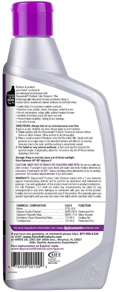 16 oz Outdoor Color Restorer T7166