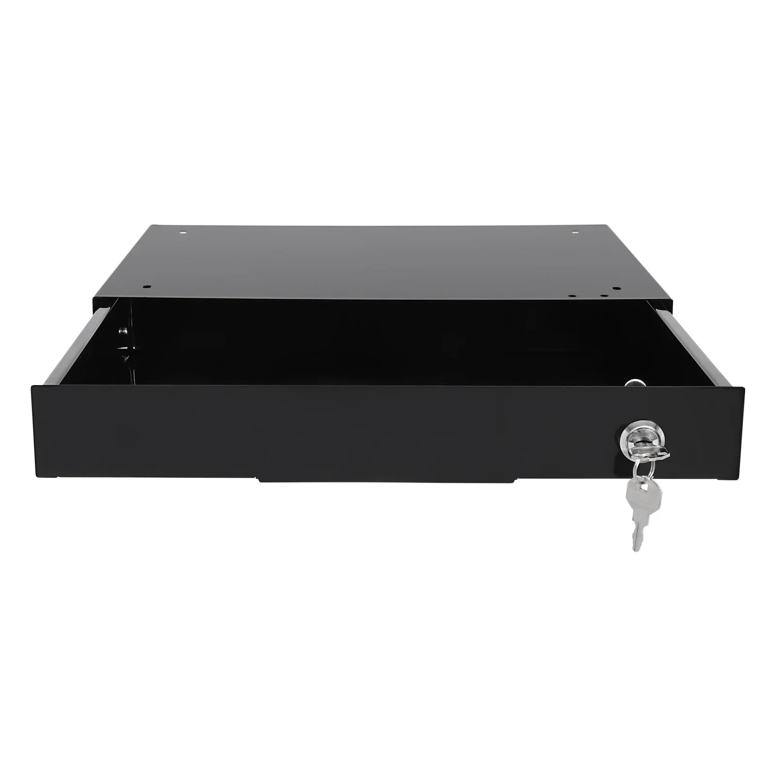 Black Sliding Drawer Storage Tray with Keys A4529