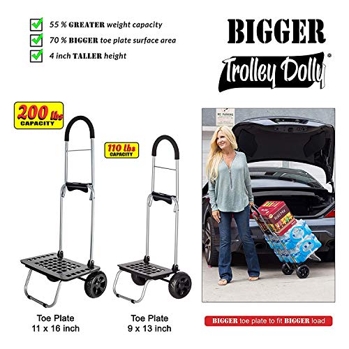 Black Foldable Shopping Grocery Cart E9718