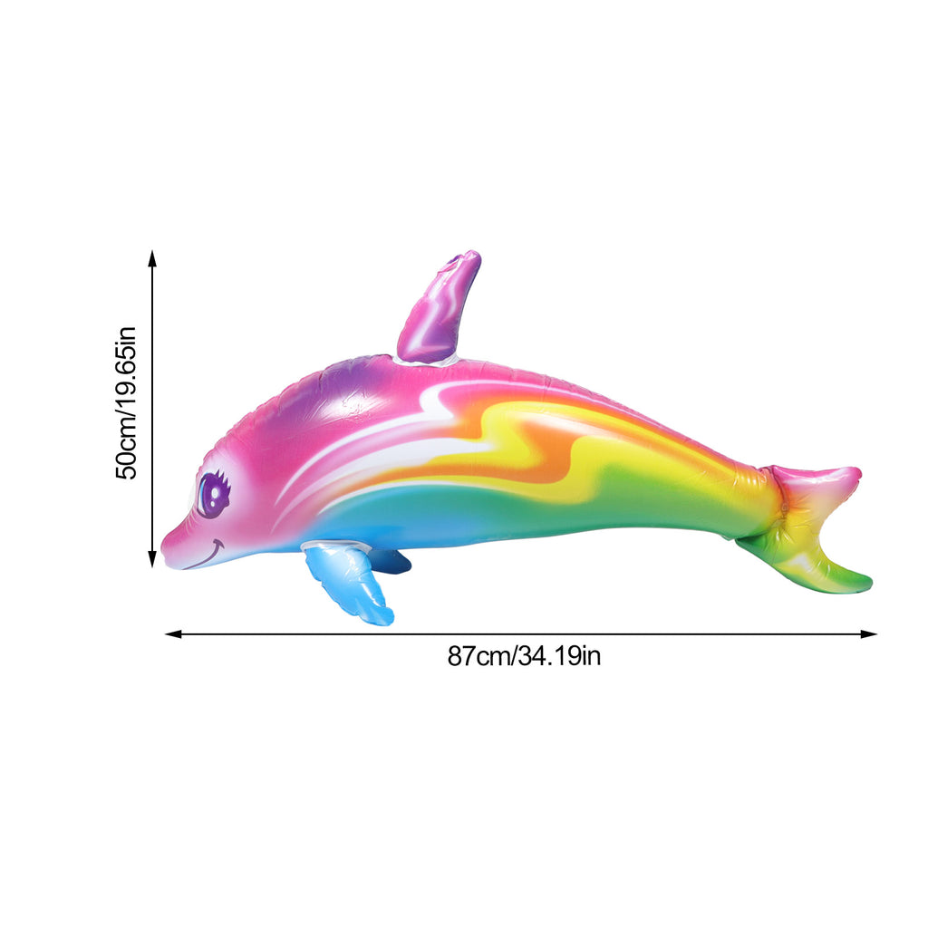 2 Pcs Inflatable Pvc Dolphin Toy C19913