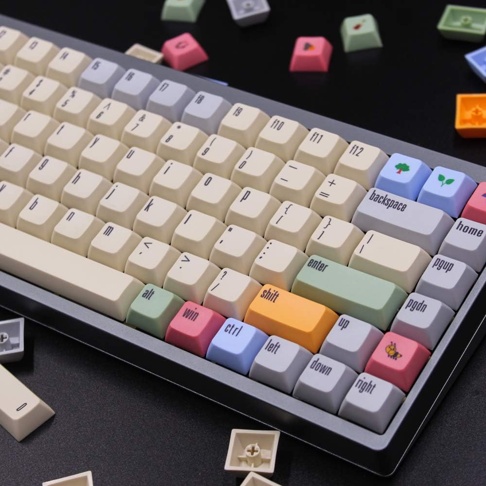 166 Keys Thick PBT Keycaps for MX Switch Mechanical Keyboard Z968