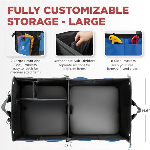 Extra Large Expandable Foldable Truck Bed Organizer B2273