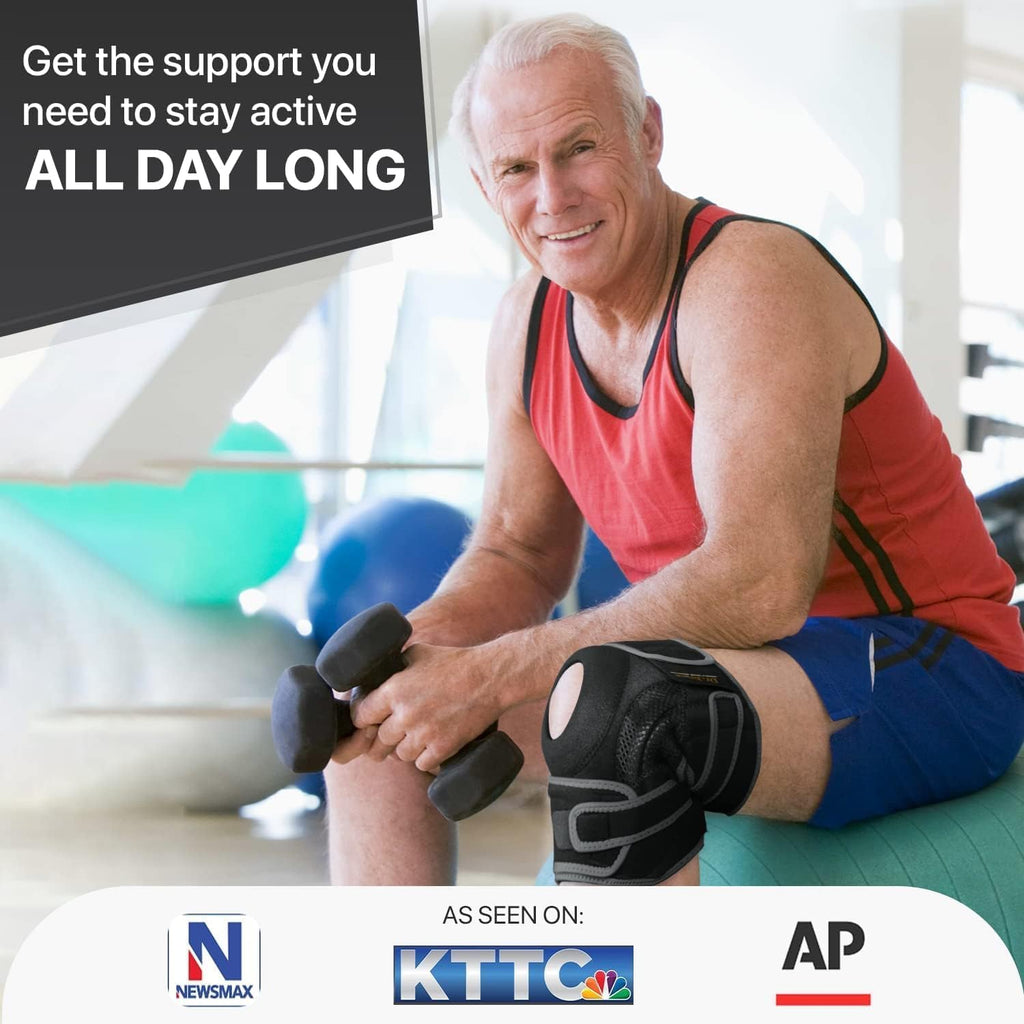 X-Large Mercury Knee Brace with Side Stabilizers & Patella Gel Pads G937