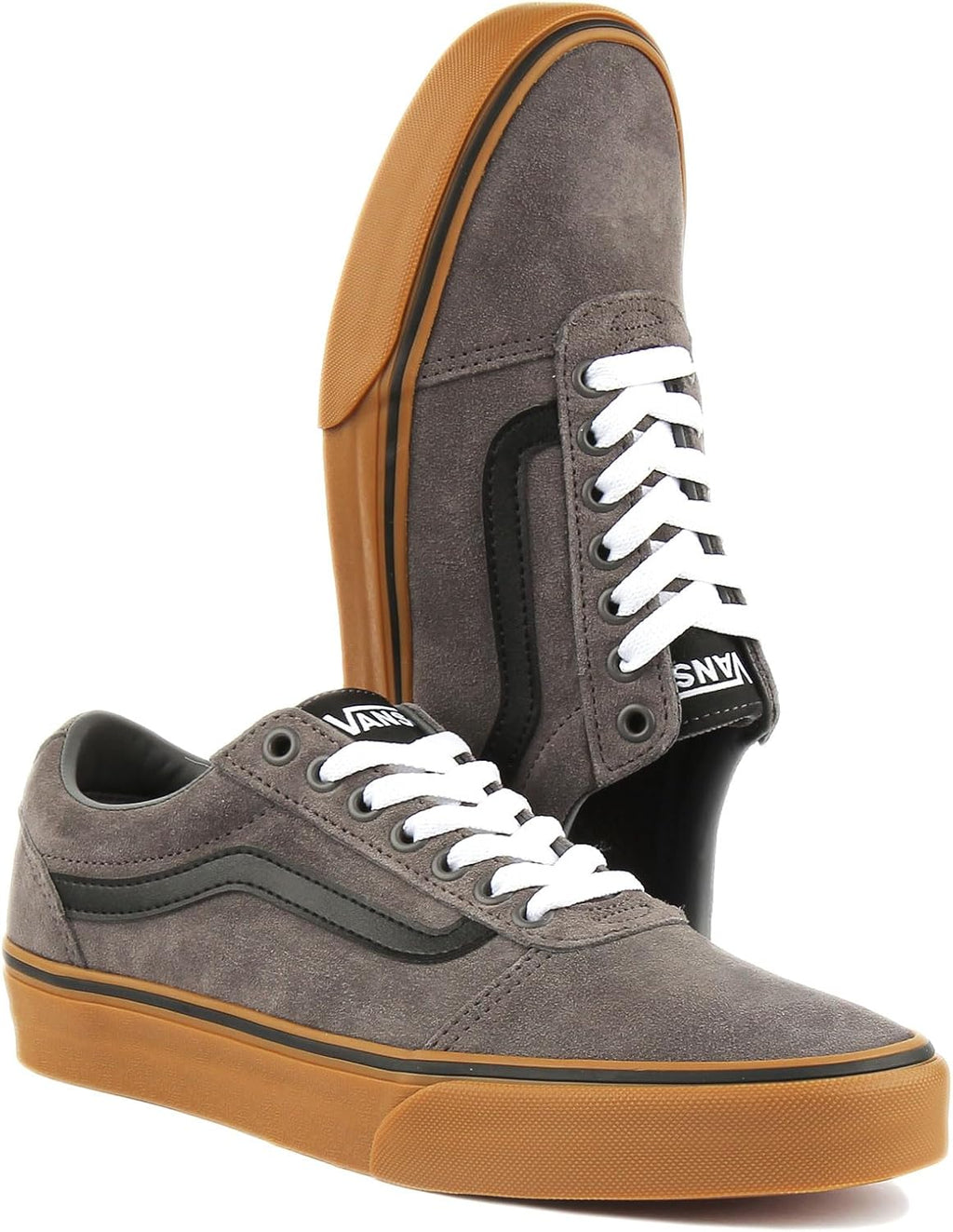Suede Pewter Gum Low-top Sneaker O34180