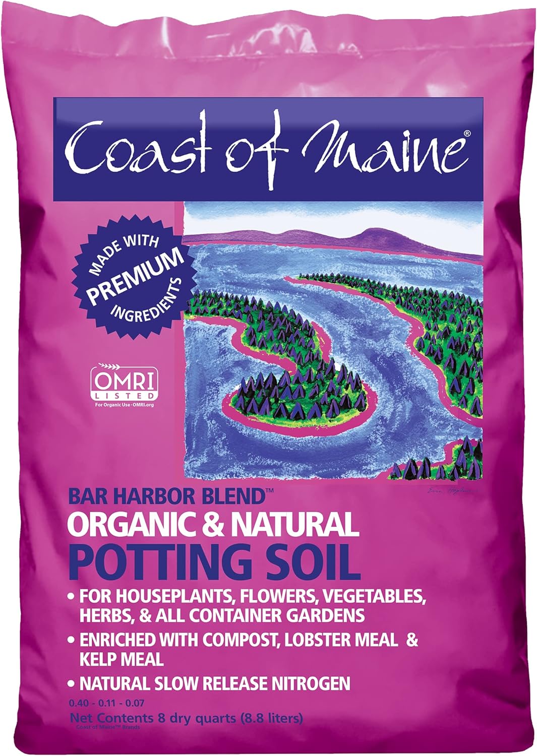 8qt Organic Natural Potting Soil T7459