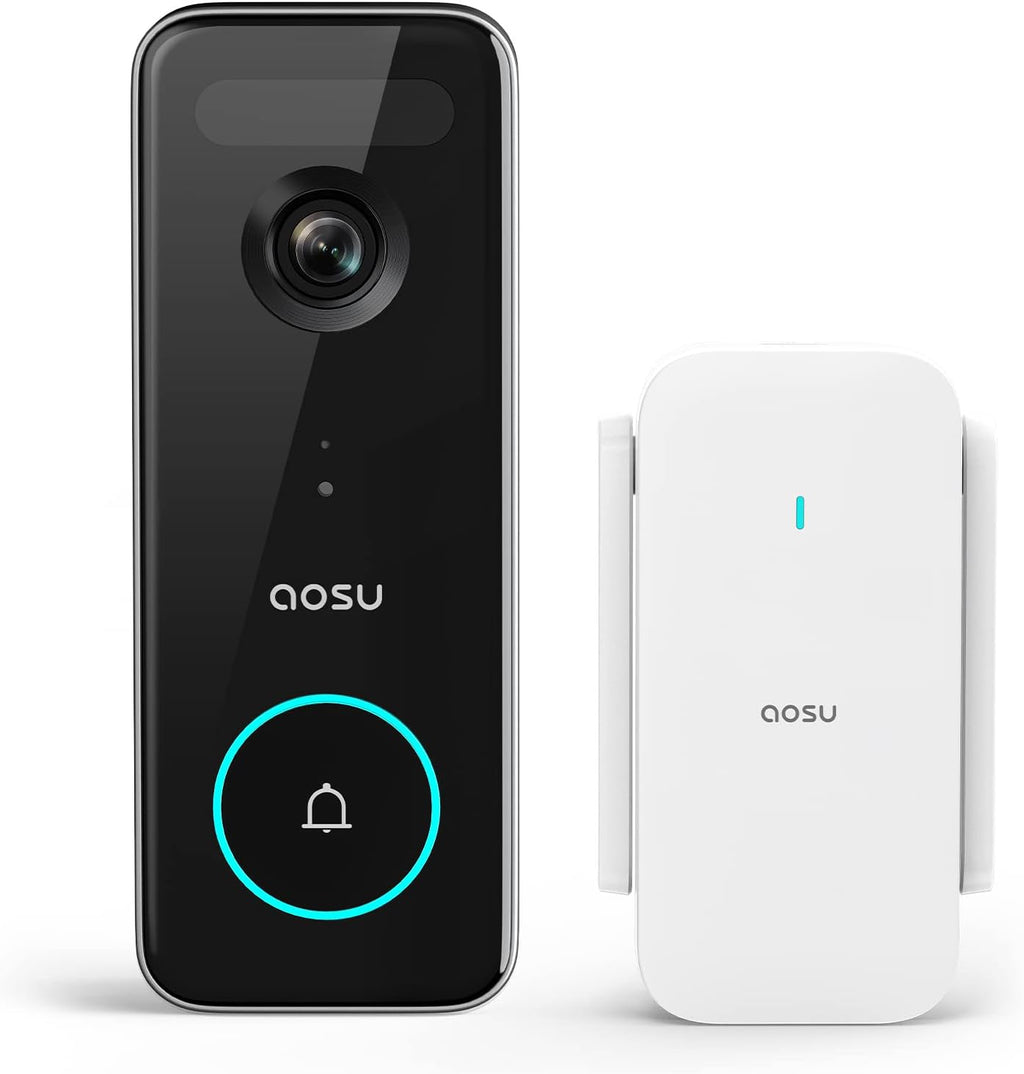Wireless 5MP Video Doorbell with Homebase Y34486