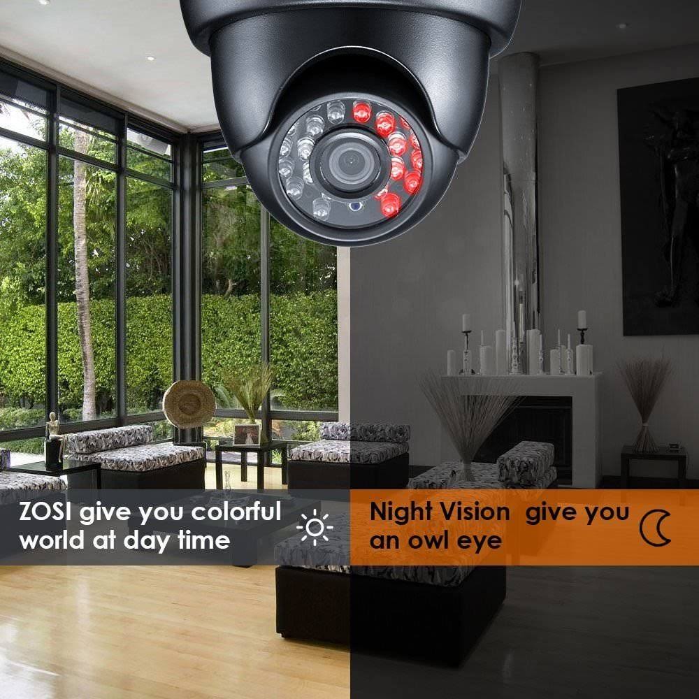 4 Pack 1/3 1000TVL 960H Security Surveillance CCTV Camera Kit U60961