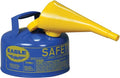 5 Gallon Red Galvanized Steel Safety Gas Can with Flame Arrester and Self-Closing Lid D417