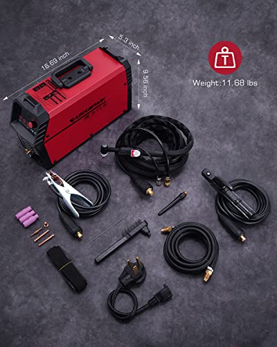 TIG Welder 200A Dual Voltage 2 in 1 Welding Machine Y684080