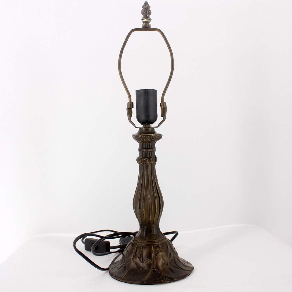 Blue Purple Stained Glass Table Lamp 12x12x18 Inches R252