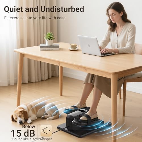 Under Desk Electric Elliptical with 12 Adjustable Speeds K597