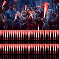 60 PCS White Fiber Optic LED Light Up Wands with 3 Flashing Modes C358476