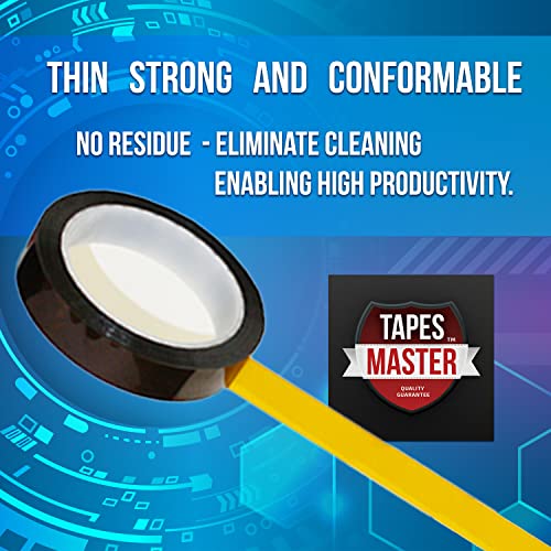 Polyimide High Temperature Heat Resistant Electrical Insulation Tape with Silicone Adhesive 3” Core G45172