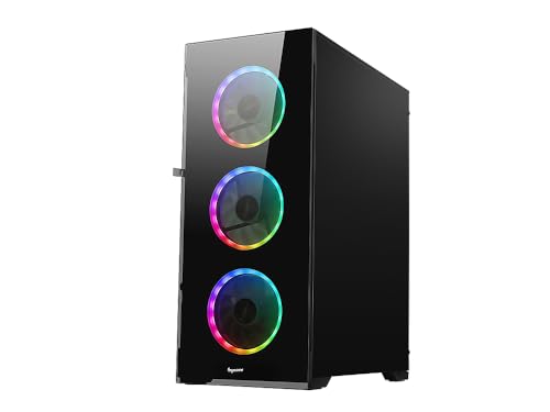 Gaming PC ATX Case with 6 x 120mm ARGB Fans and USB3.0 B112751