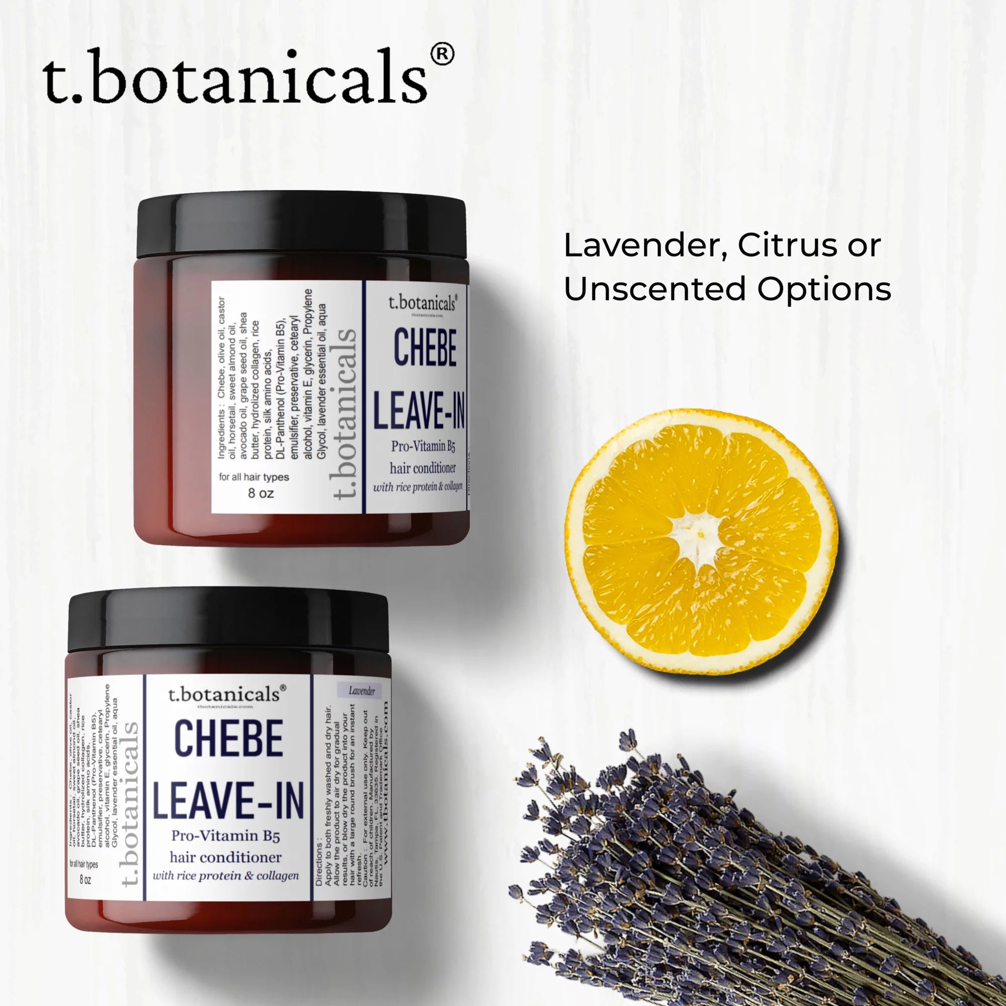 Chebe Leave In Conditioner with Provitamin B5, Chebe Butter, Chebe Powder, Chebe Oil, Silk Amino Acids, Collagen, 8 oz D8937