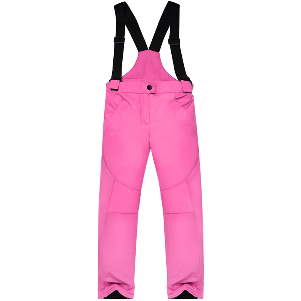 Winter Skiing Pants Waterproof Snow Hiking Trousers Thick Warm Cold Insulated Pants B3335