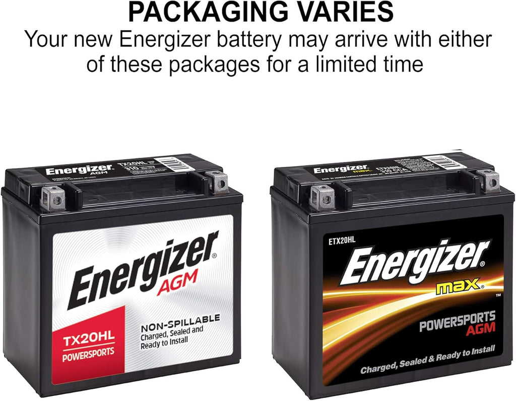 12V AGM Motorcycle Battery, 310 Cold Cranking Amps, 18 Ahr D1490