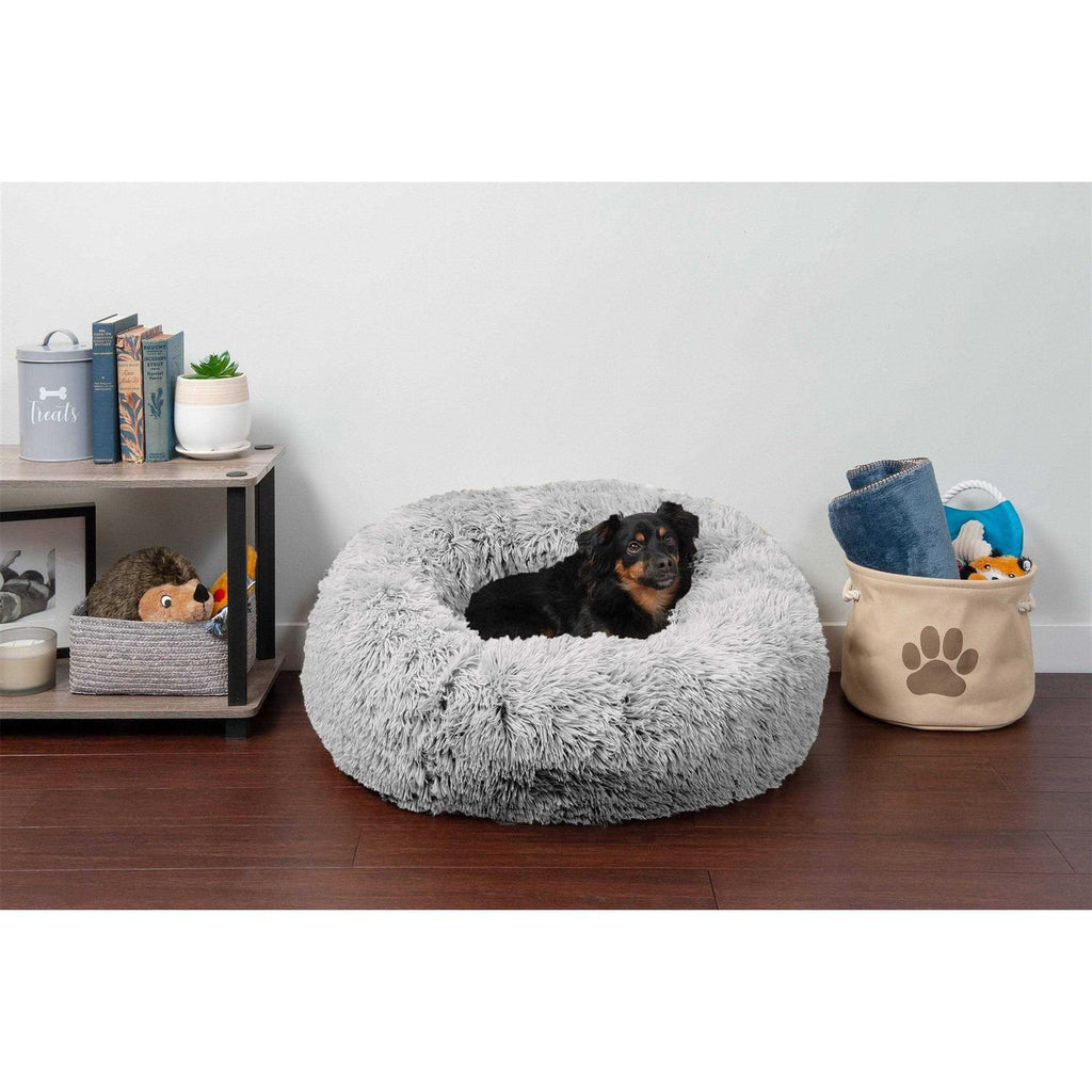 Long Fur Donut Dog Bed M678574