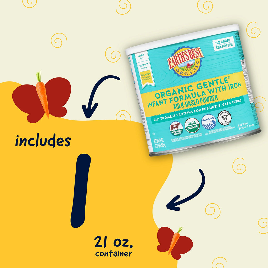 21 oz Organic Baby Formula with Iron P7508