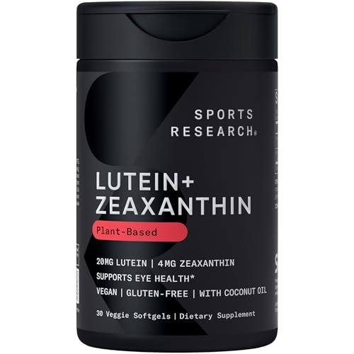 Lutein and Zeaxanthin Capsules - 120 Veggie Softgels U49062